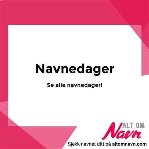 celine navnedag|alle navnedagene.